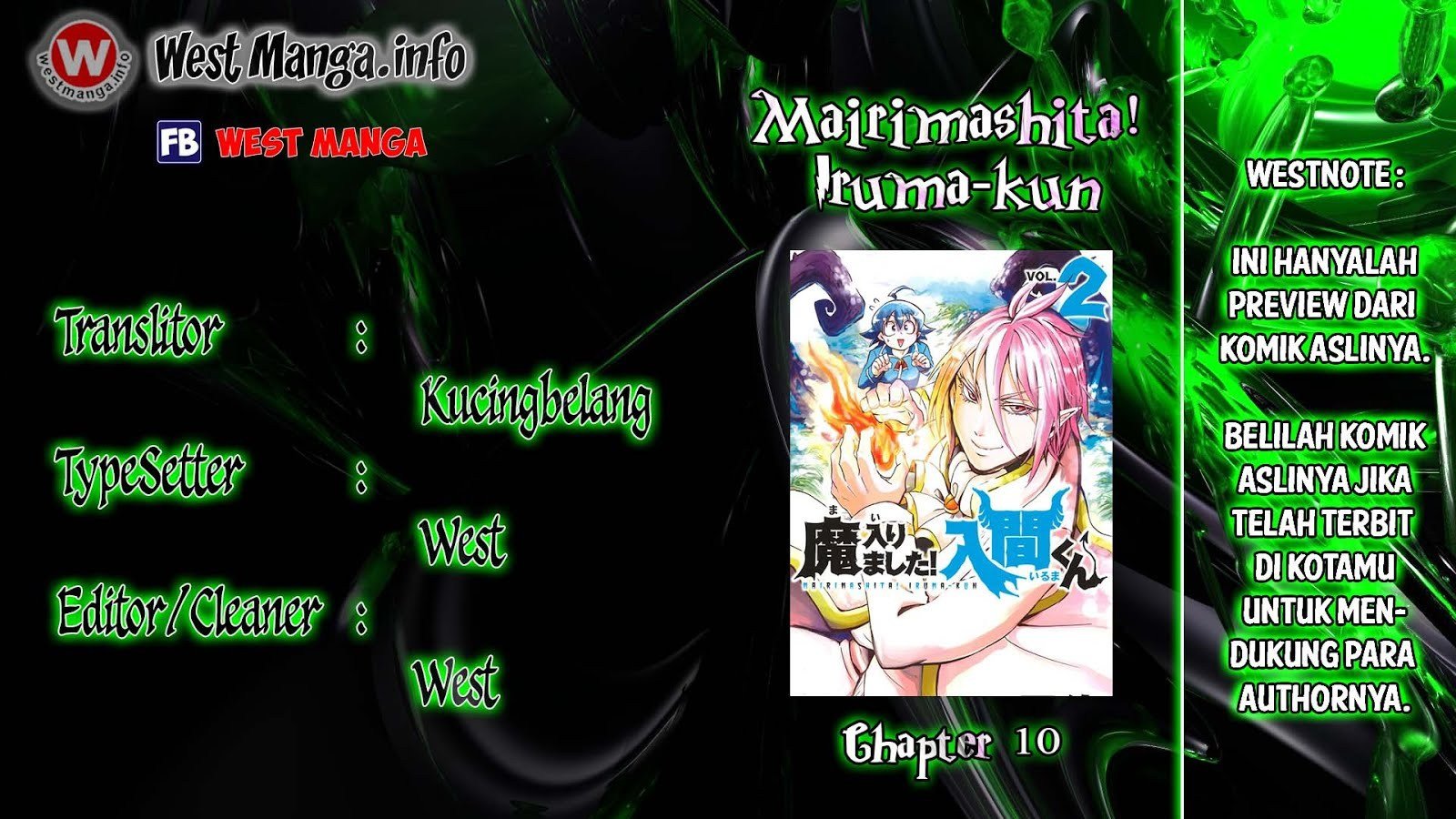 Mairimashita! Iruma-kun Chapter 10