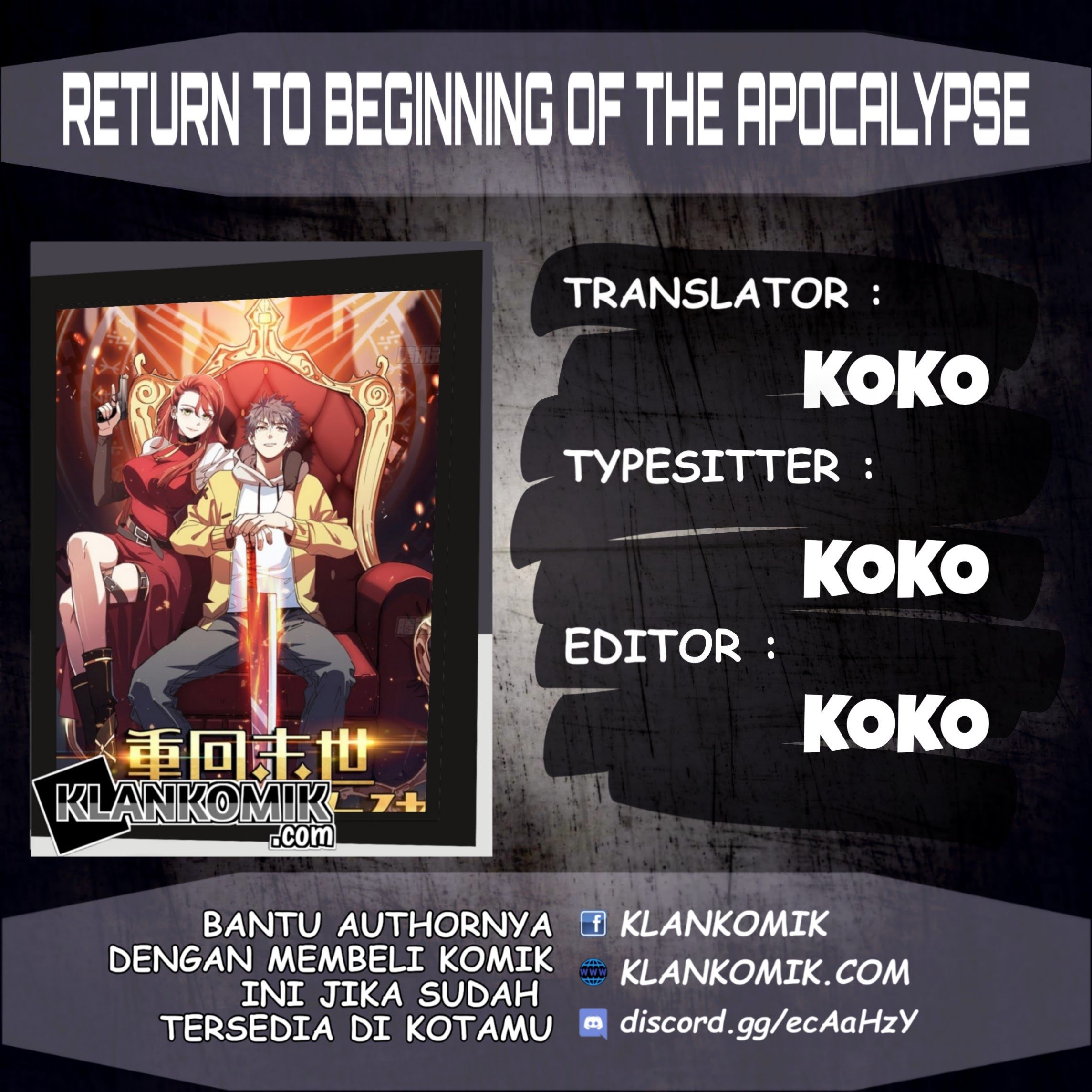 Return To Beginning Of The Apocalypse Chapter 36